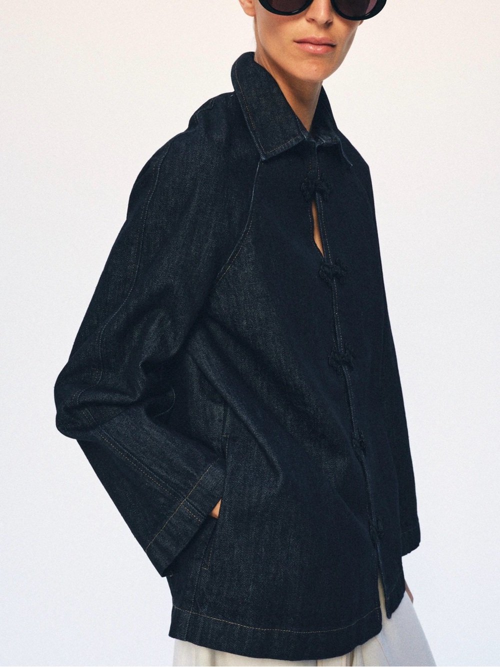 Zara Dark Indigo Denim Jacket